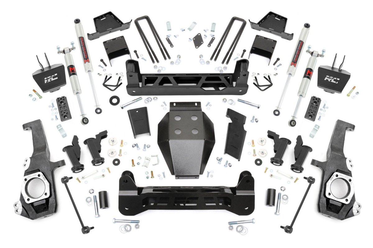 Chevrolet Silverado 2500 HD Suspension Lift Kit - Rough Country - Torsion Drop, M1 - '20-'25